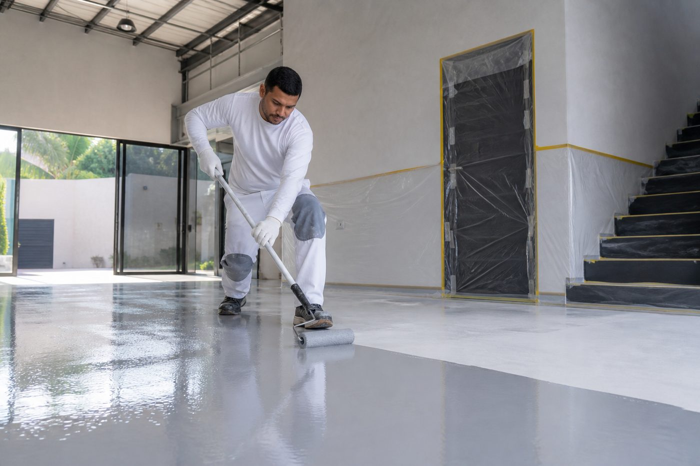 Pintura Epóxi em Piso Industrial em Araçoiaba da Serra